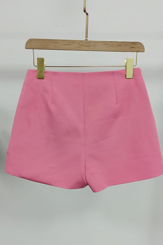 Shorts Brodés Astraea à Détails Floraux