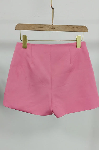 Shorts Brodés Astraea à Détails Floraux