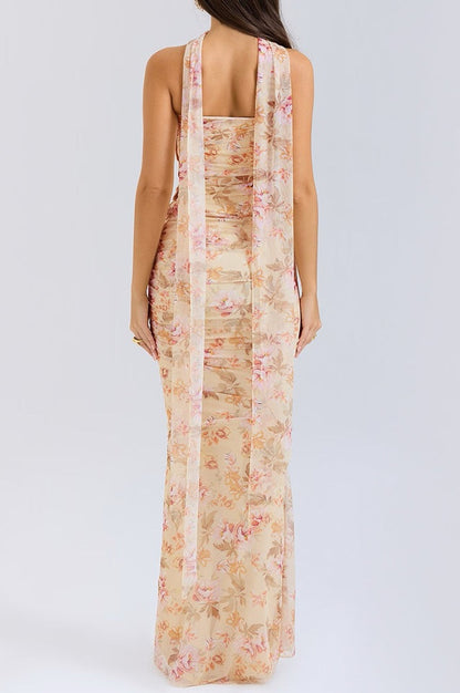 Ensemble Jupe avec Corset et Écharpe au Cou Hallie