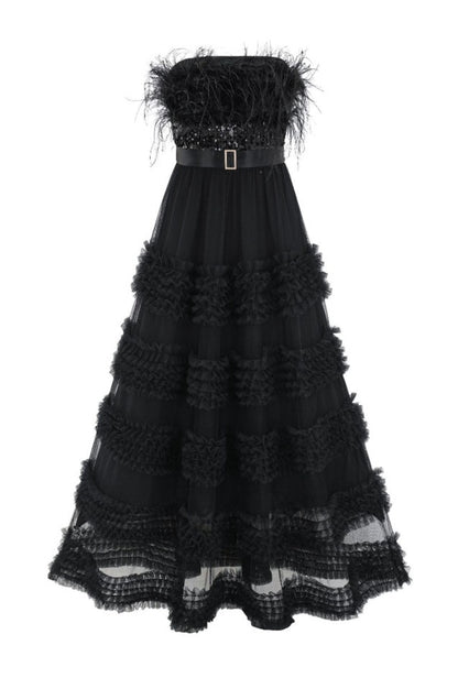 Robe Évasée en Plumetis Aella
