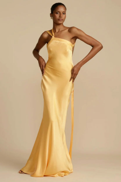 Robe Monique Évasée de Cérémonie Brodée - Révier Paris