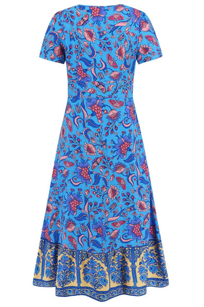Robe Maxi Boho Imprimée Floral Kamoni