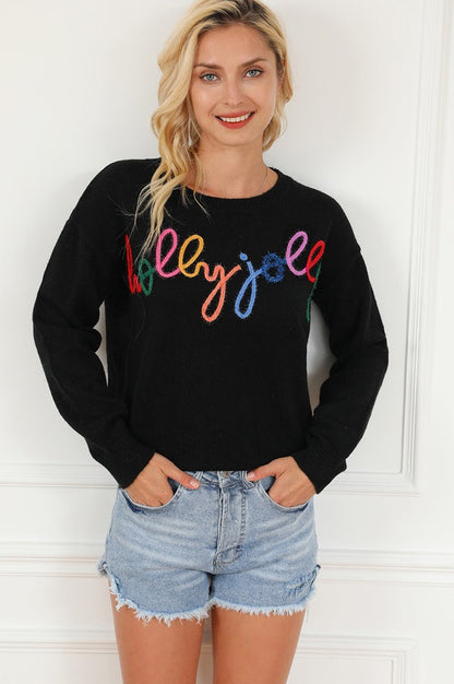 Pull en Lurex Éclatant Holly Jolly