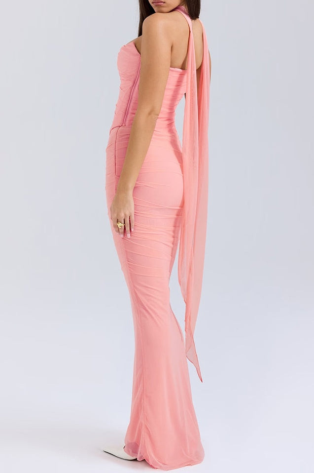 Ensemble Jupe avec Corset et Écharpe au Cou Hallie