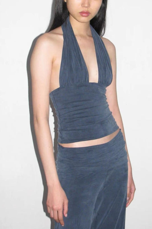 Robe Évasée en Cupro Brooklyn