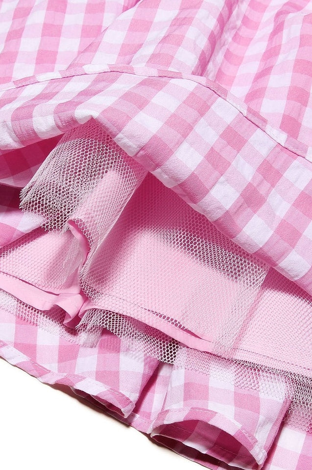 Robe en Coton à Carreaux Brigite