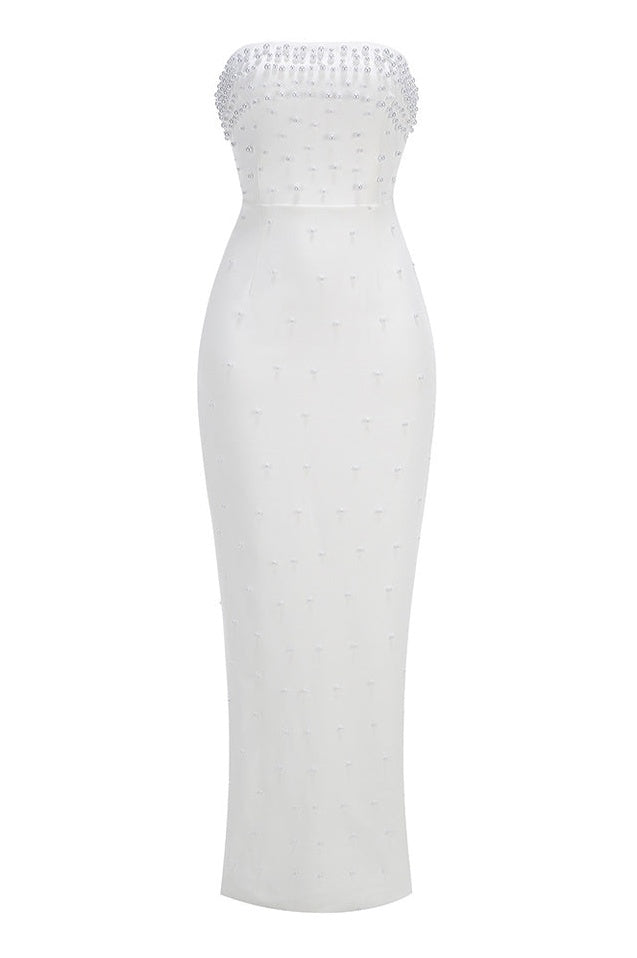 Robe Bustier Brodée de Perles