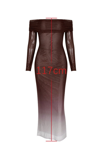 Robe Maxi en Dentelle Saphia