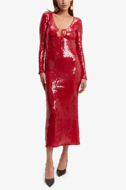 Robe Mariah Évasée Brodée de Cérémonie - Révier Paris