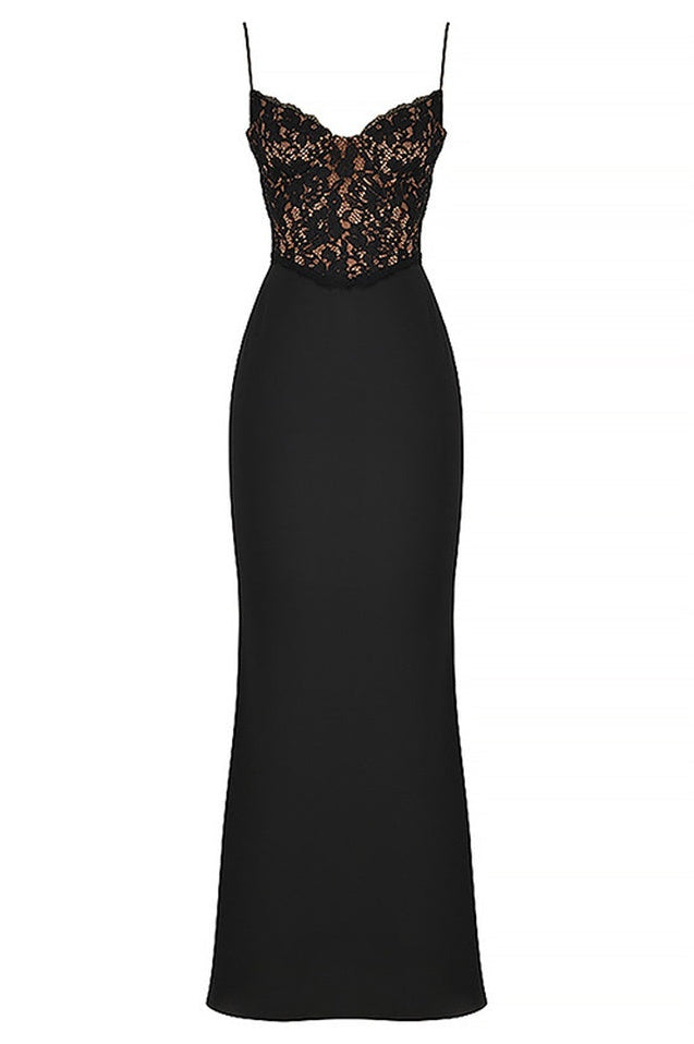 Robe Maxi en Dentelle Isla