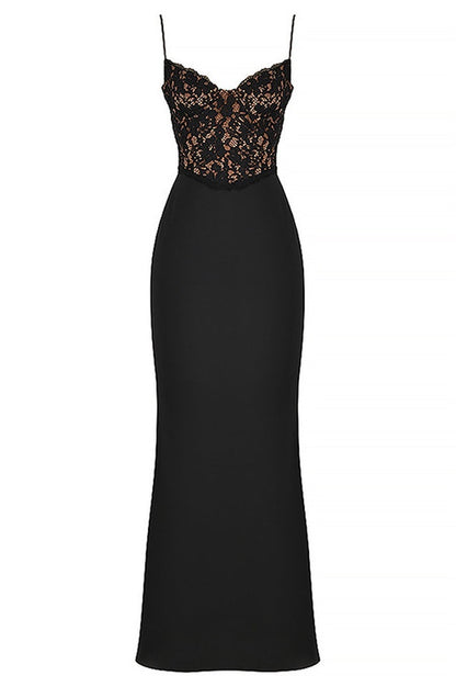 Robe Maxi en Dentelle Isla