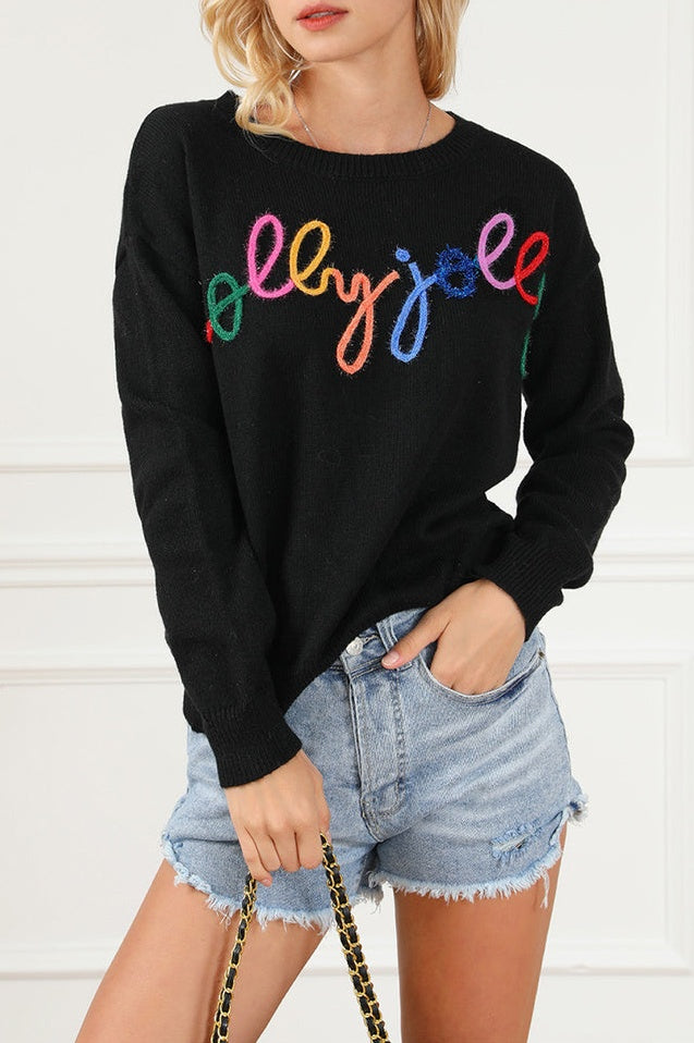 Pull en Lurex Éclatant Holly Jolly