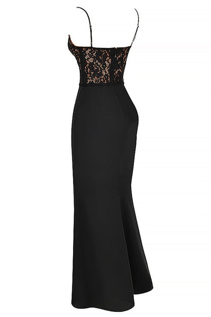 Robe Maxi en Dentelle Isla