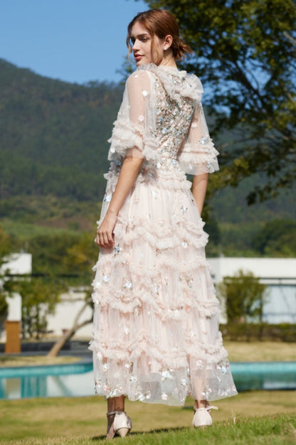Robe Florale en Tulle Lalabelle