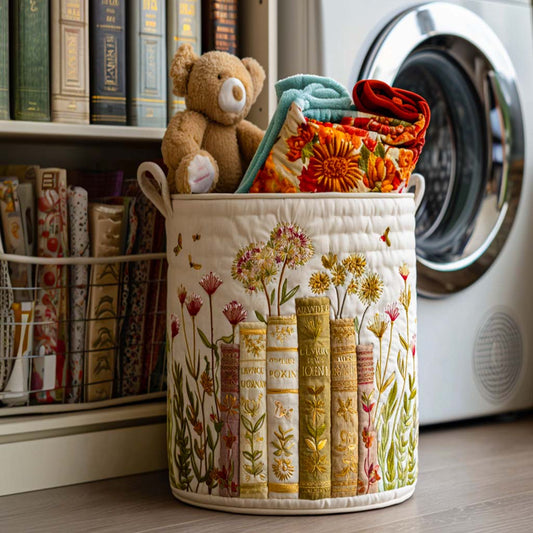 Panier à linge matelassé – Scènes du quotidien