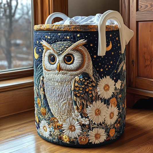Panier à linge matelassé – Hibou
