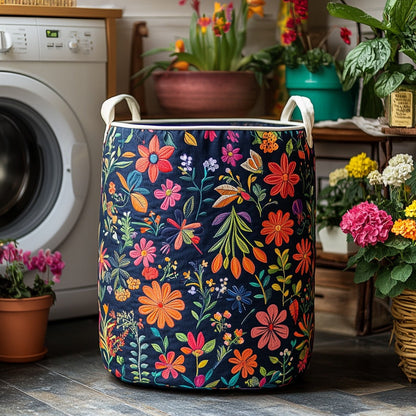 Panier à linge matelassé – Style bohème