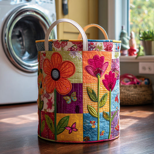Panier à linge matelassé – Style bohème