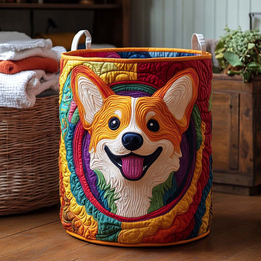 Panier à linge matelassé – Corgi