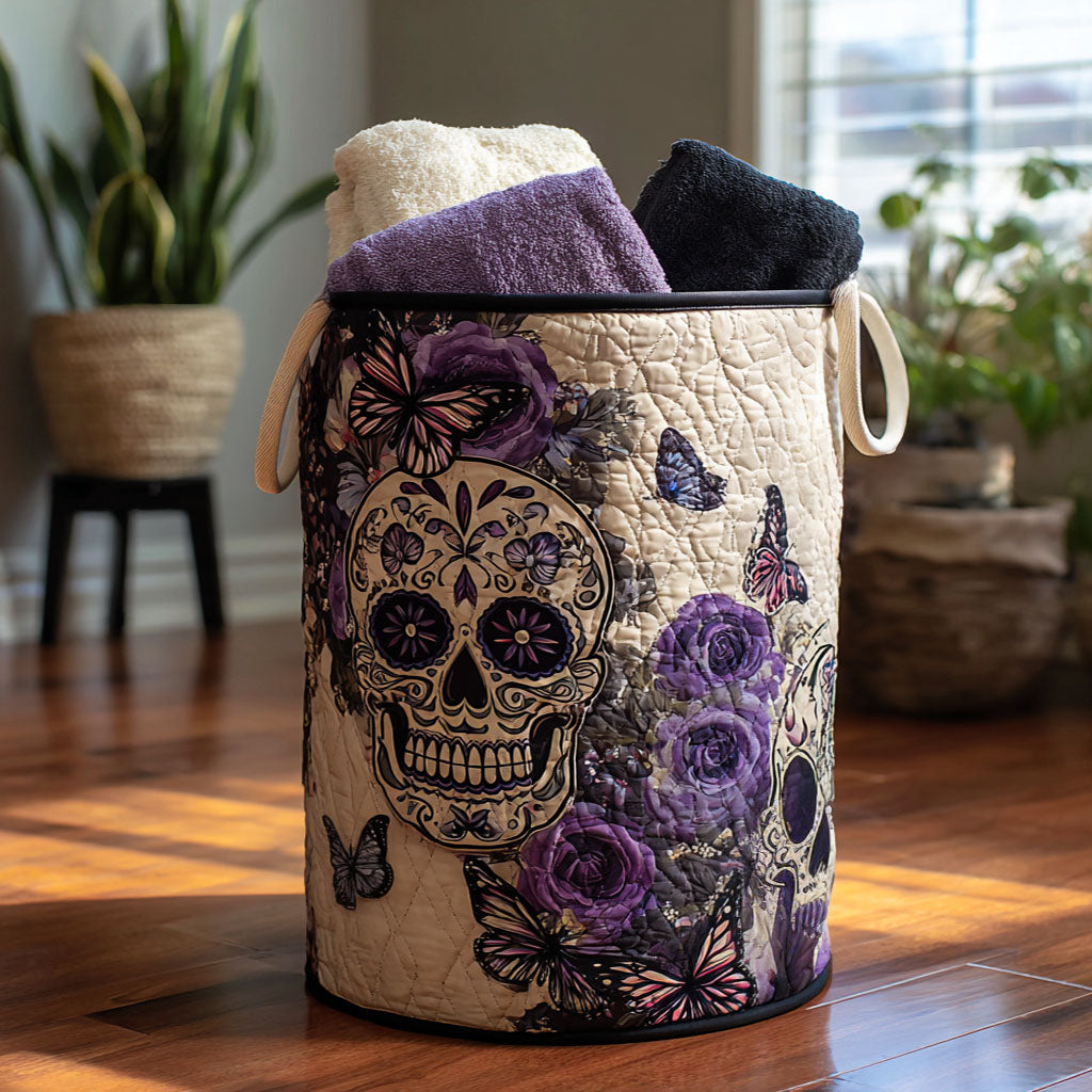 Panier à linge matelassé – Os décoratifs