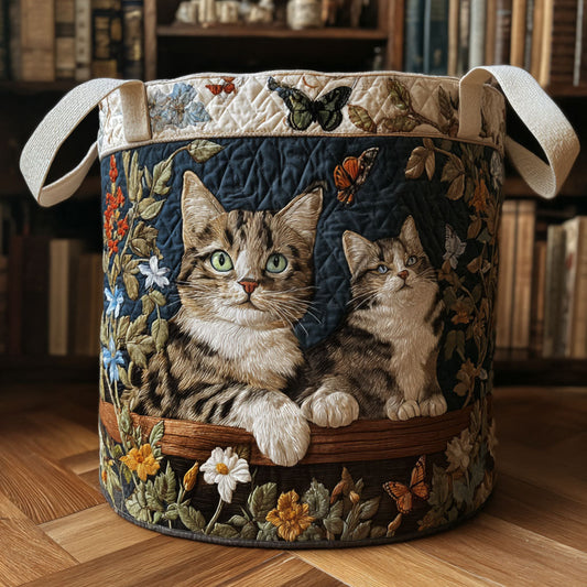 Panier à linge matelassé – Motifs décoratifs