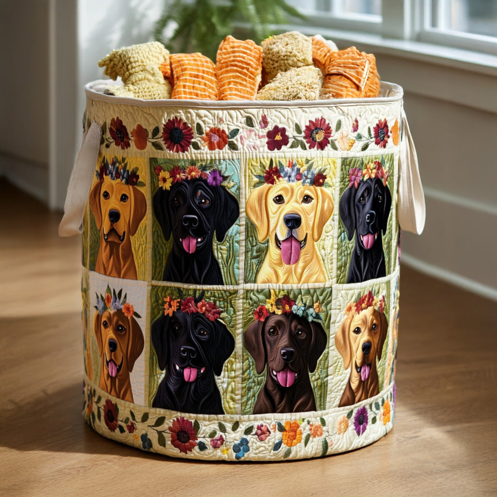 Panier à linge matelassé – Labrador