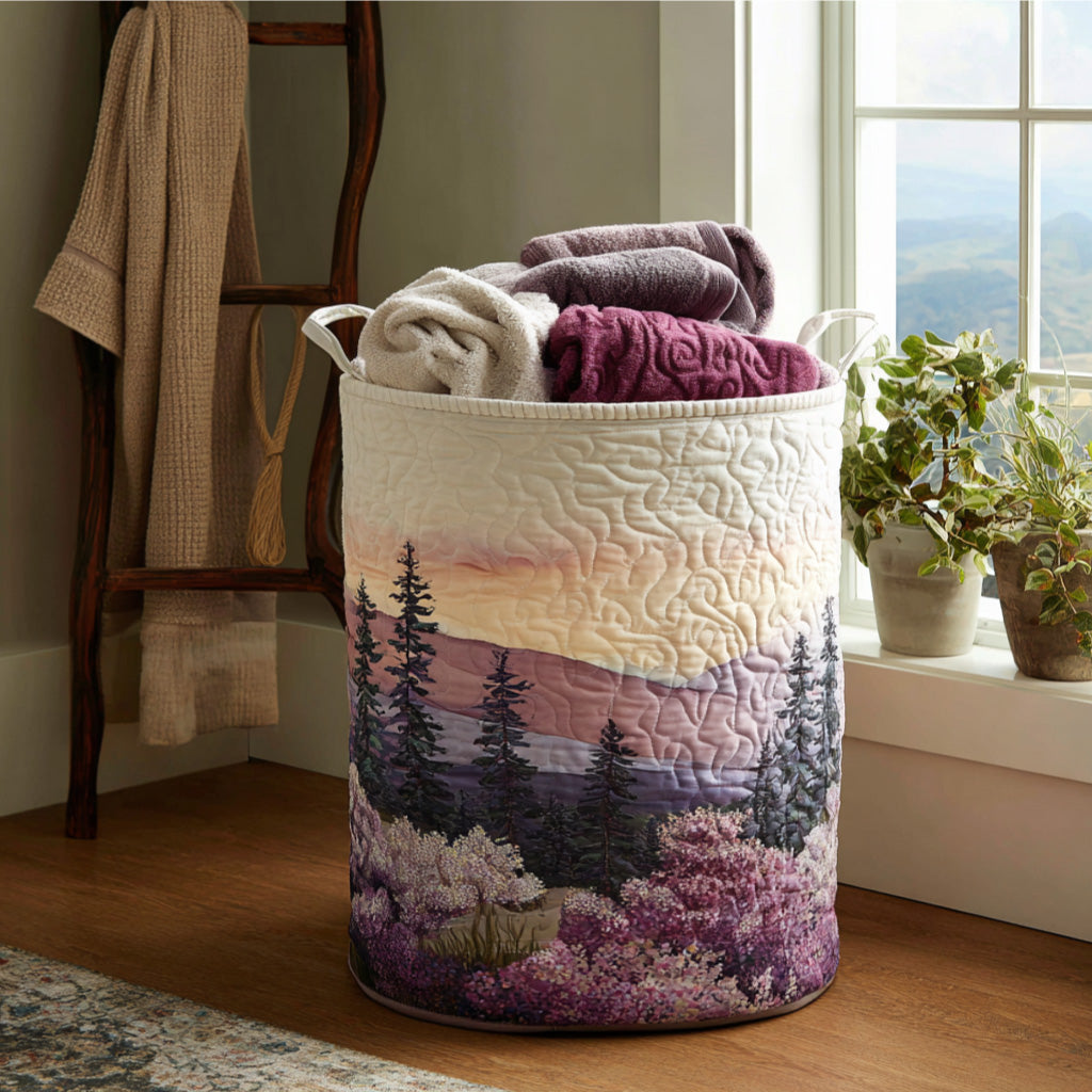 Panier à linge matelassé – Glycine