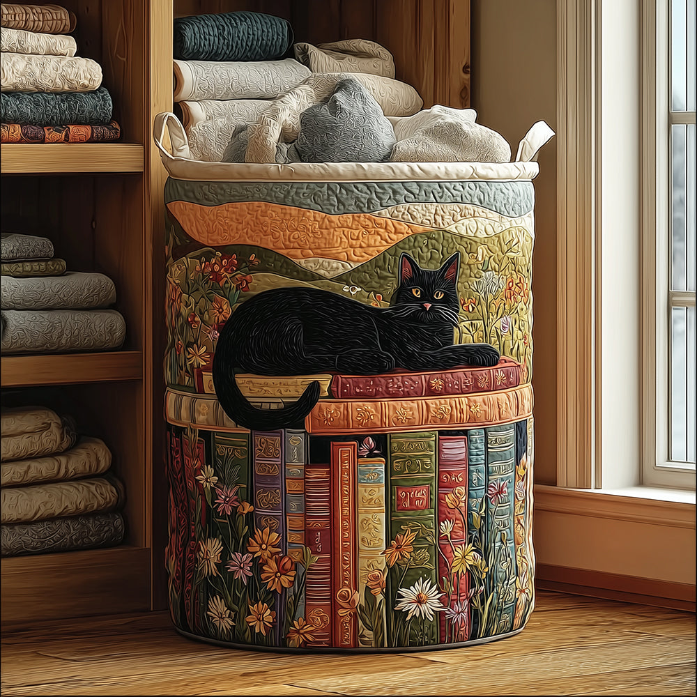 Panier à linge matelassé – Chats