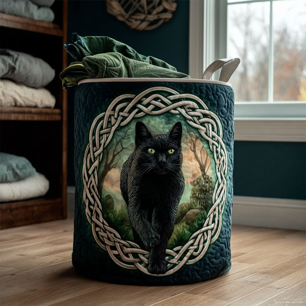 Panier à linge matelassé – Chats