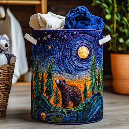 Panier à linge matelassé – Ours