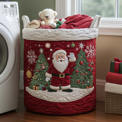 Panier à linge matelassé – Père Noël