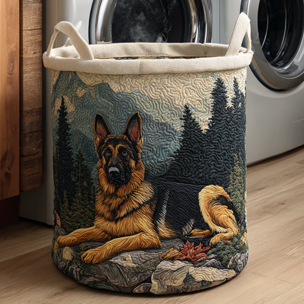 Panier à linge matelassé – Berger allemand
