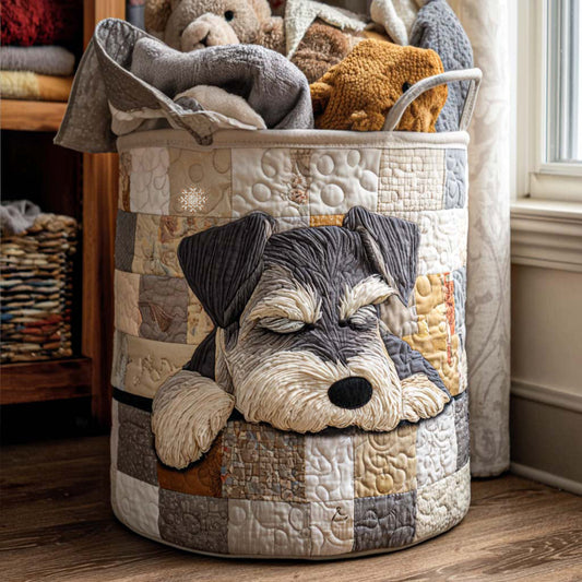 Panier à linge matelassé – Schnauzer
