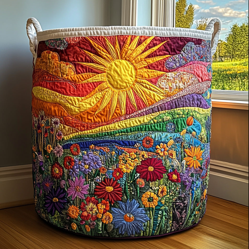 Panier à linge matelassé – Lumière solaire