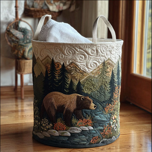 Panier à linge matelassé – Forêt profonde